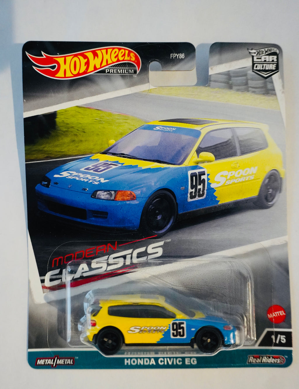 Hot Wheels 2023 Car Culture Modern Classics Case E Honda Civic EG