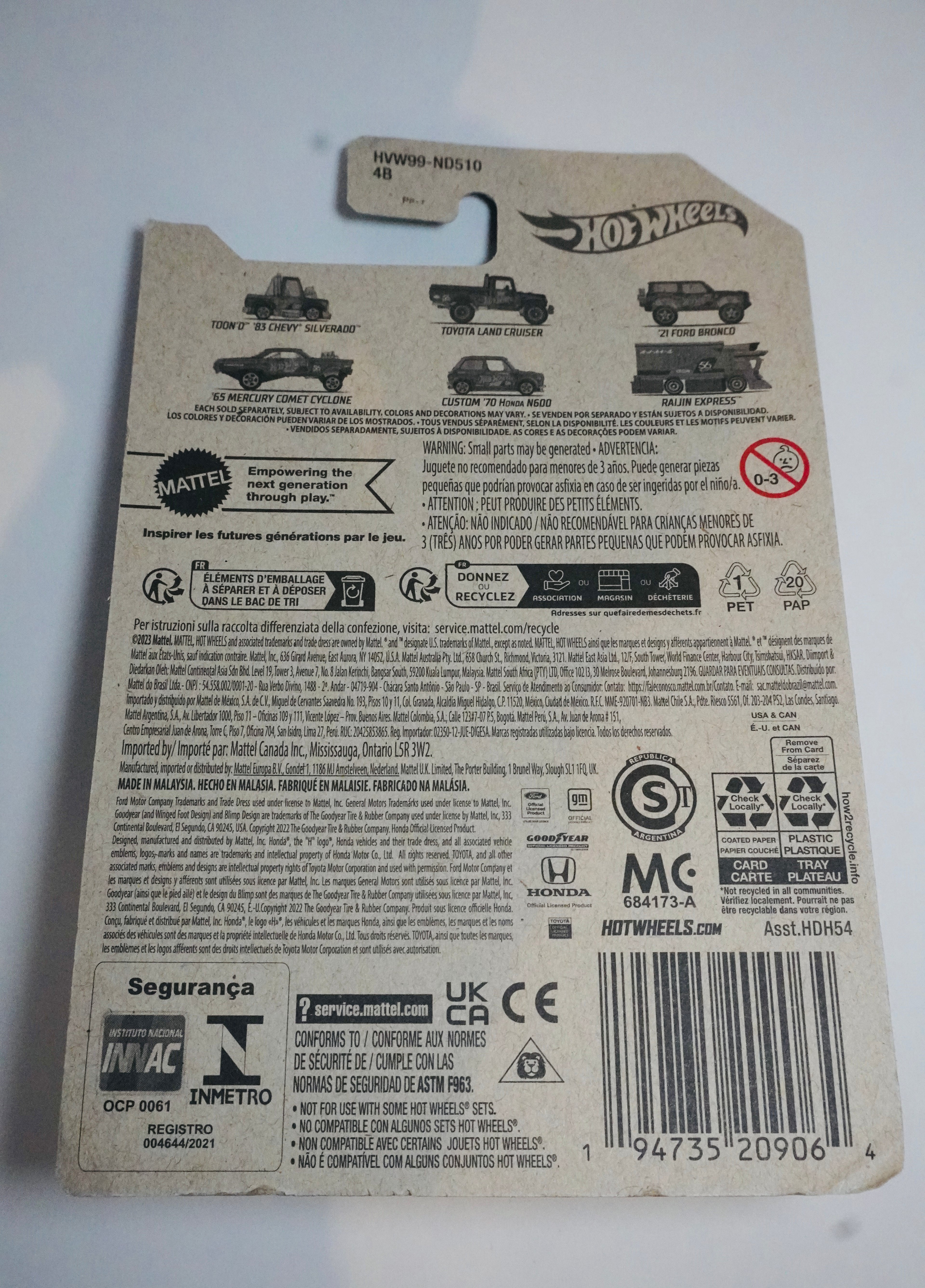 Hot Wheels Custom '70 Honda N600