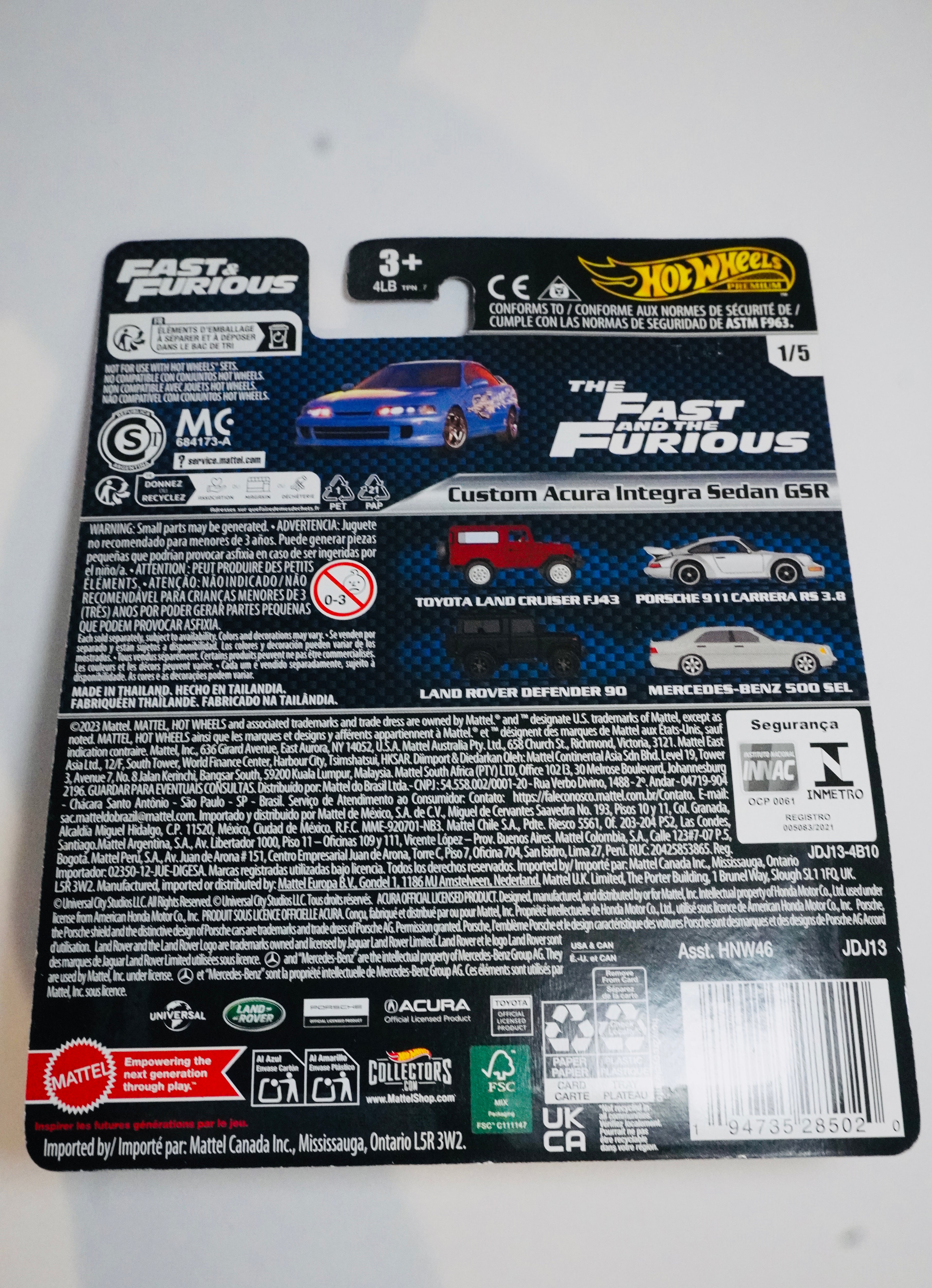 Hot Wheels Premium Custom Acura Integra Sedan GSR – 1 of 5