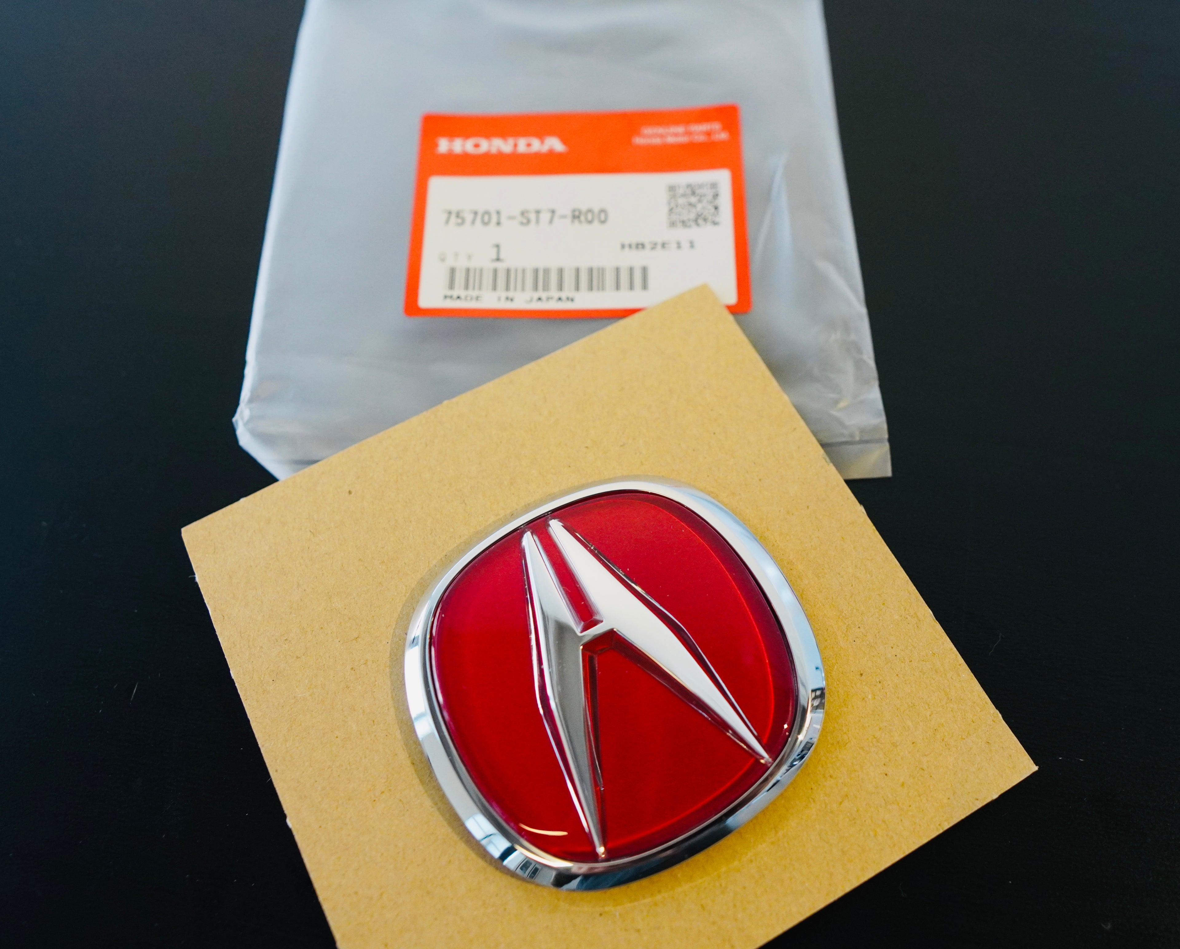 USDM INTEGRA TYPE R REAR BADGE 75701-ST7-R00