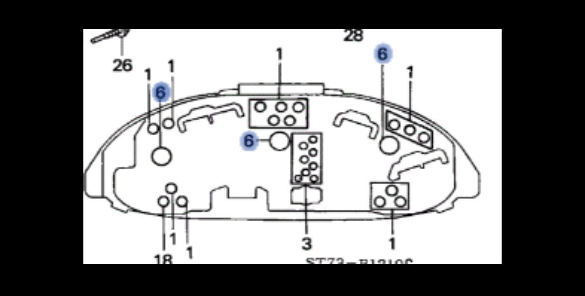 Genuine Honda Bulb Socket Assembly – 14V 3.4W Part Number: 37102-SA5-004(type r)