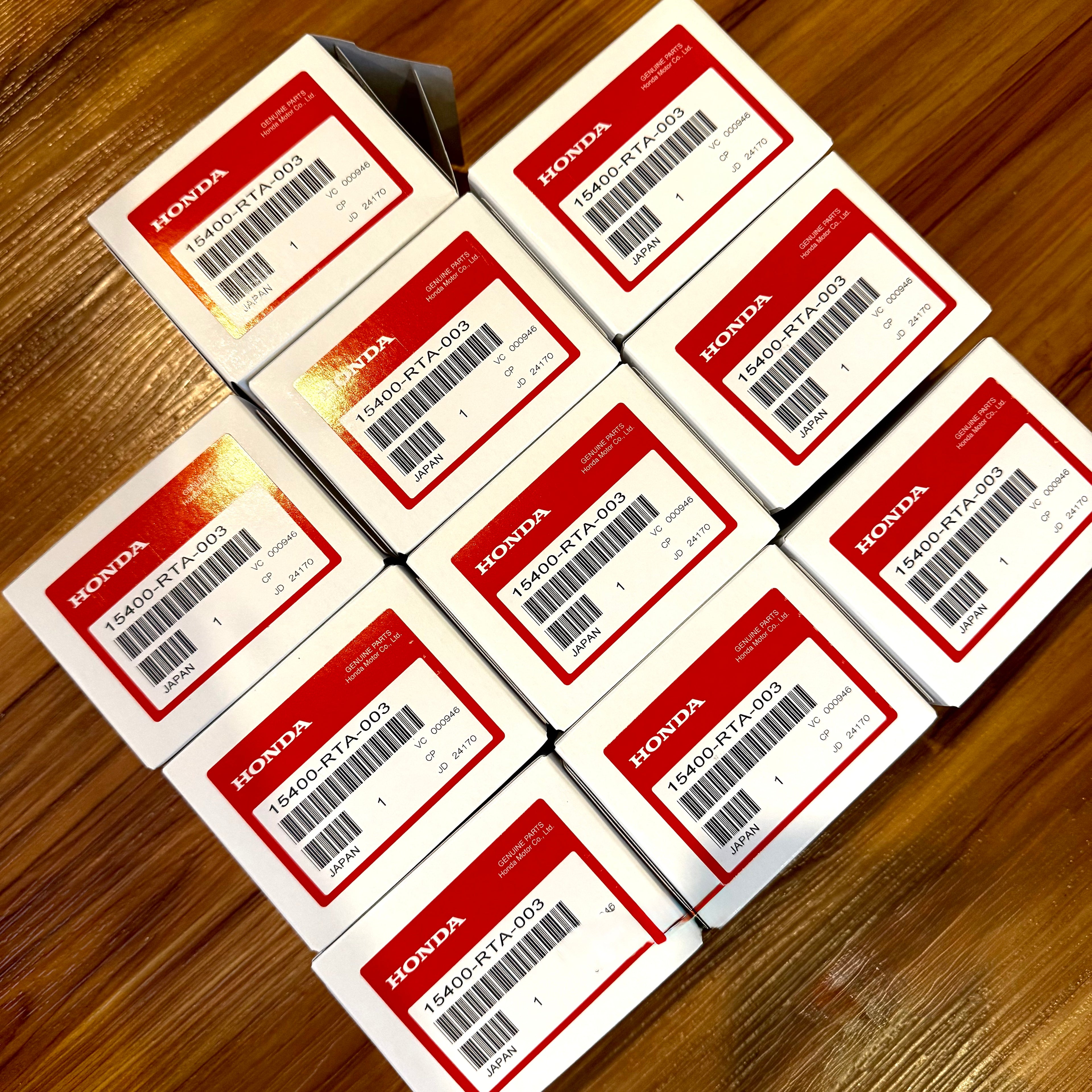 OEM HONDA OIL FILTERS MADE IN JAPAN 15400-RTA-003