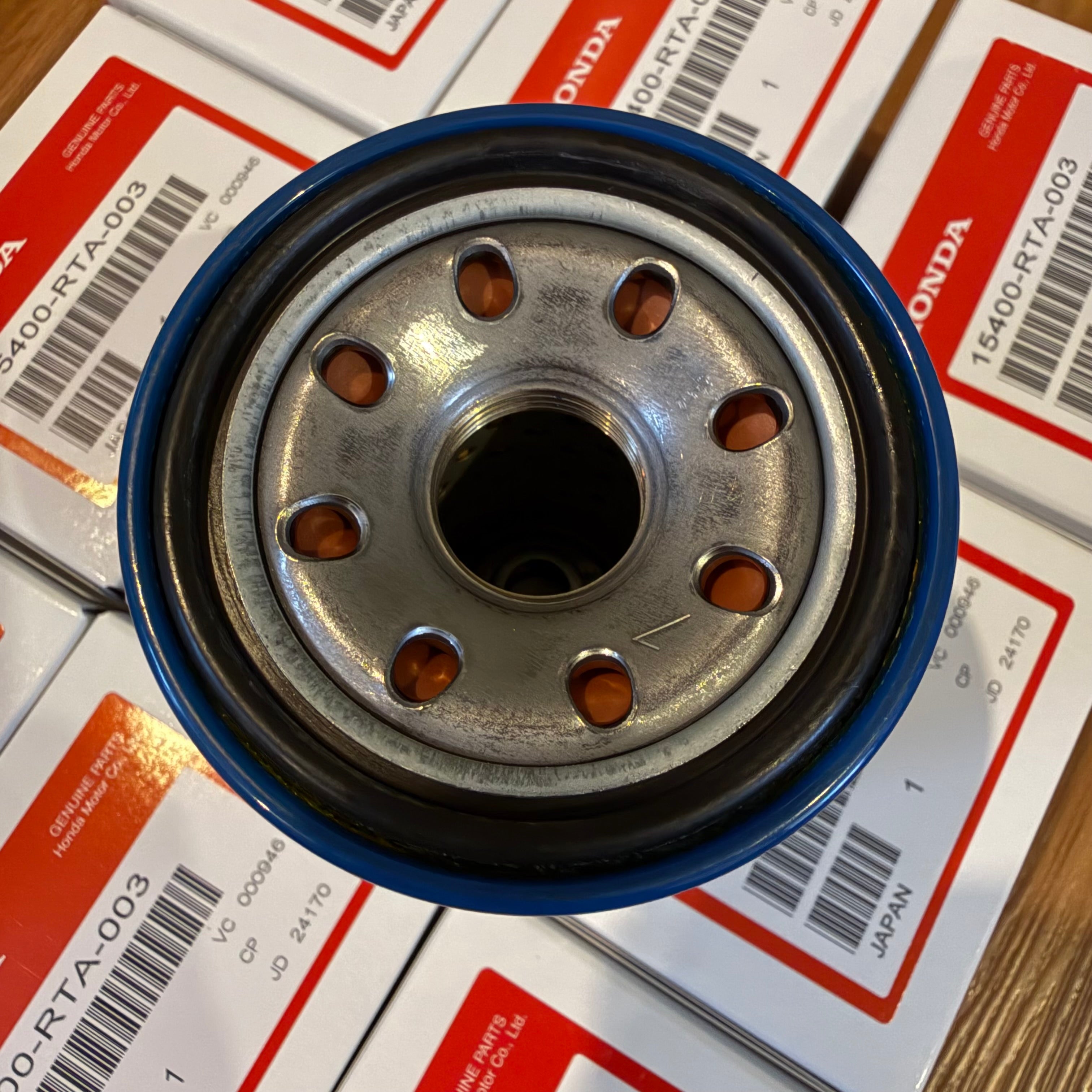 OEM HONDA OIL FILTERS MADE IN JAPAN 15400-RTA-003