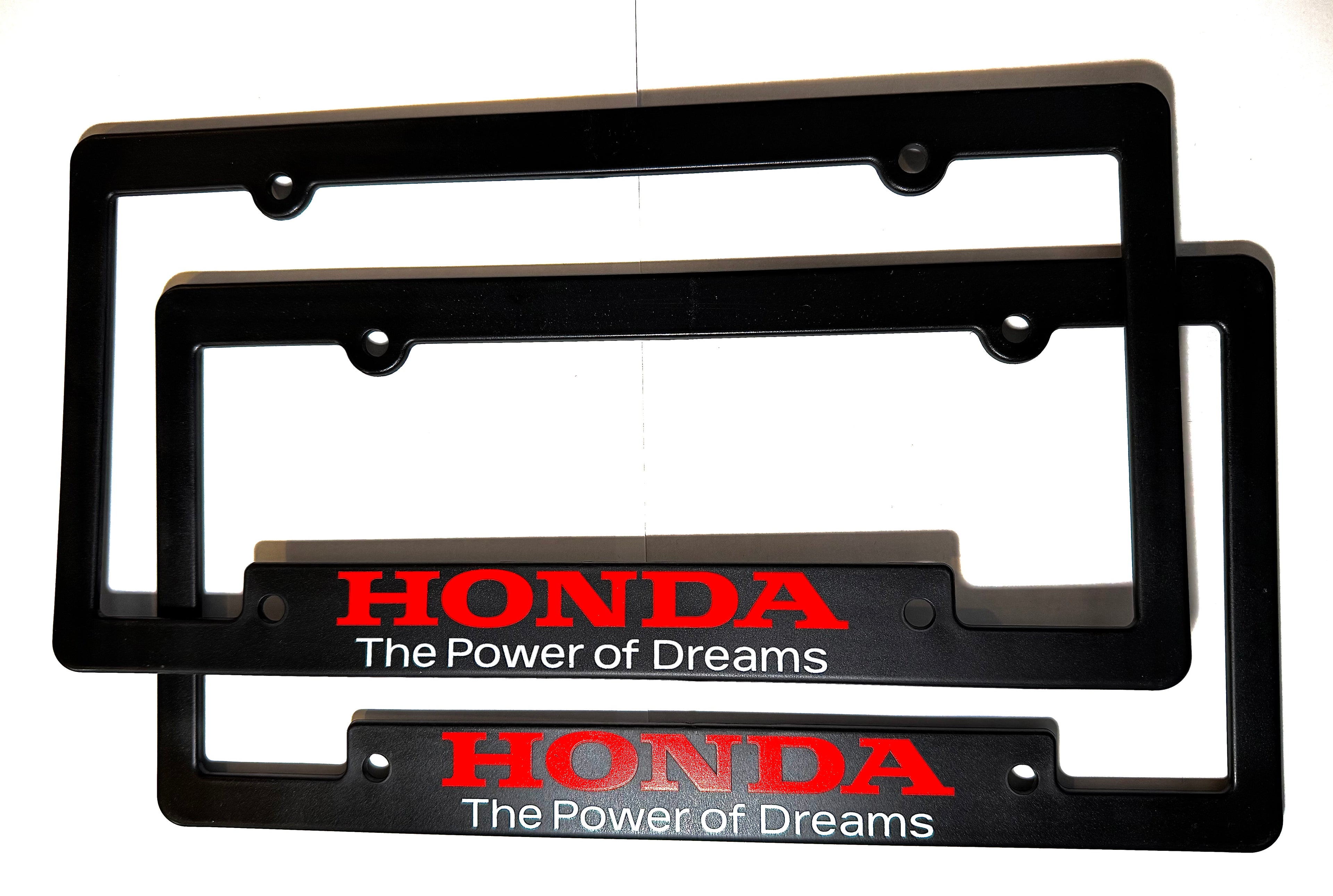HONDA POWER OF DREAM LICENSE PLATE FRAMES
